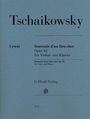 Peter Iljitsch Tschaikowsky (1840-1893): Souvenir d'un lieu cher op. 42 für Violine und Klavier, Noten