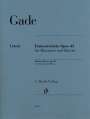 Niels Wilhelm Gade: Fantasiestücke op. 43 für Klarinette und Klavier, Buch