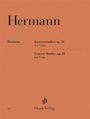 "Horizons, Konzertstudien op. 18 für Viola, Concert Studies op. 18 for Viola; Hermann; Henle Verlag Logo, Nummer 8217."