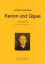 Johann Pachelbel: Kanon und Gigue, Noten