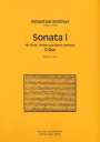 Sebastian Bodinus: Sonata I für Flöte, Violine und Basso continuo G-Dur, Noten