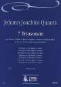 Johann Joachim Quantz: 7 Triosonatas for Flute, Violin and Continuo (Flute and Harpsichord). Vol. 4: Triosonata IV in E min, Noten