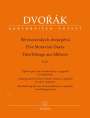Antonín Dvorák: Fünf Klänge aus Mähren für 4 Frauenstimmen a cappella B 107 - Fünf mährische duette, Buch