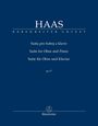 Pavel Haas (1899-1944): Suite für Oboe und Klavier op. 17, Noten