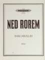 Ned Rorem: Barcarolles für Klavier (1949), Noten