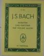 Johann Sebastian Bach: Sonaten und Partiten BWV 1001-1006 für Violine solo, Noten