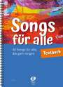 Manfred Rehm: Songs für alle – Textbuch, Noten