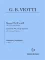 Giovanni Battista Viotti: Konzert Nr. 22 a-moll, Noten