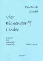 Friedrich Gulda: Vier Eichendorff Lieder, Noten