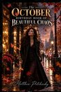 "The October Birthday Book of Beautiful Chaos" von Matthew Petchinsky. Eine Frau mit langen Haaren geht bei Herbstlaub.