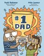 Text: "#1 Dad", "Best Dad Ever Award", "Scott Rothman", "Mike Lowery". Illustrations of Bären mit einem Pokal. Konfetti fliegt.