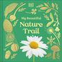 Text: "COVER TO BE REVEALED", "My Beautiful Nature Trail". Darunter ein DK Logo. Hintergrund in hellem Grün.