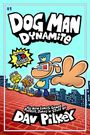"#1 DOG MAN DYNAMITE, RETRO 3-D GLASSES INCLUDED. All-New Comics, Games, Puzzles, Jokes. Illustration: Hund mit 3D-Brille."