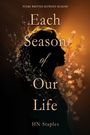 "Poems Written Between Seasons. Each Season of Our Life. HN Staples." Silhouette einer Frau mit herbstlichen Blättern.