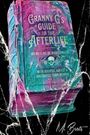 „Granny G's Guide to the Afterlife“ ziert ein buntes, altes Buch mit Totenkopf-Symbol und Spinnweben.
