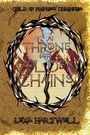 "Child of Prophecy Chronicles: Throne of Golden Chains" – Lexa Hartwell. Illustration: Dornenkrone, Berge, Blitz.