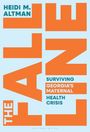 HEIDI M. ALTMAN. SURVIVING GEORGIA'S MATERNAL HEALTH CRISIS. THE FALL. Moderne Typografie, orange auf hellblauem Hintergrund.