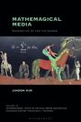 "MATHEMAGICAL MEDIA", ein Gemälde mit Reitern und einem Elefanten, zeigt eine mathematische Formel.
