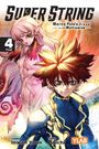 „Super String: Marco Polo’s Travel to the Multiverse“, Band 4, Finale. Zwei Anime-Figuren, ein Junge und ein elfenhaftes Wesen.