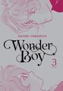 Text: "Wonder Boy", "Kazumi Yamashita", "3 Final". Illustration: Zwei Gesichter zeichnen sich skizzenhaft ab, einander zugewandt.