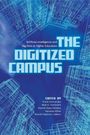 „Artificial Intelligence and Big Data in Higher Education“ und „THE DIGITIZED CAMPUS“. blaue Gebäudeskizzen im Hintergrund.