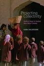 Text: "Projecting Collectivity: Radical Hope in Iranian New Wave Cinema, SARA SALJOUGHI." Eine Frau trägt einen Korb, umgeben von Kindern.