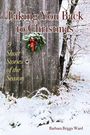 "Taking You Back to Christmas. 9 Short Stories of the Season." Ein Kranz mit roter Schleife hängt an einer Holzwand im Schnee.