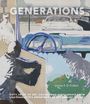 "GENERATIONS", "James F. D. Frakes", Illustration von Personen und einem Autoinnenraum mit Lenkrad und Hund draußen.