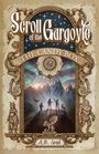 „Scroll of the Gargoyle: The Candy Box“ von A.B. Grant. Fantasievolle Illustration einer Berglandschaft mit Figuren.
