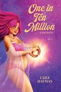 Texte: "One in Ten Million: a memoir, COLE HAYMAN." Illustration: Frau mit pinkem Haar, schwanger, hält leuchtendes Herz.