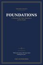 "FOUNDATIONS: A Manual for New Members of the Faith" steht groß, darunter steht "Welcome home. We have been waiting for you." In Blau und Gold.